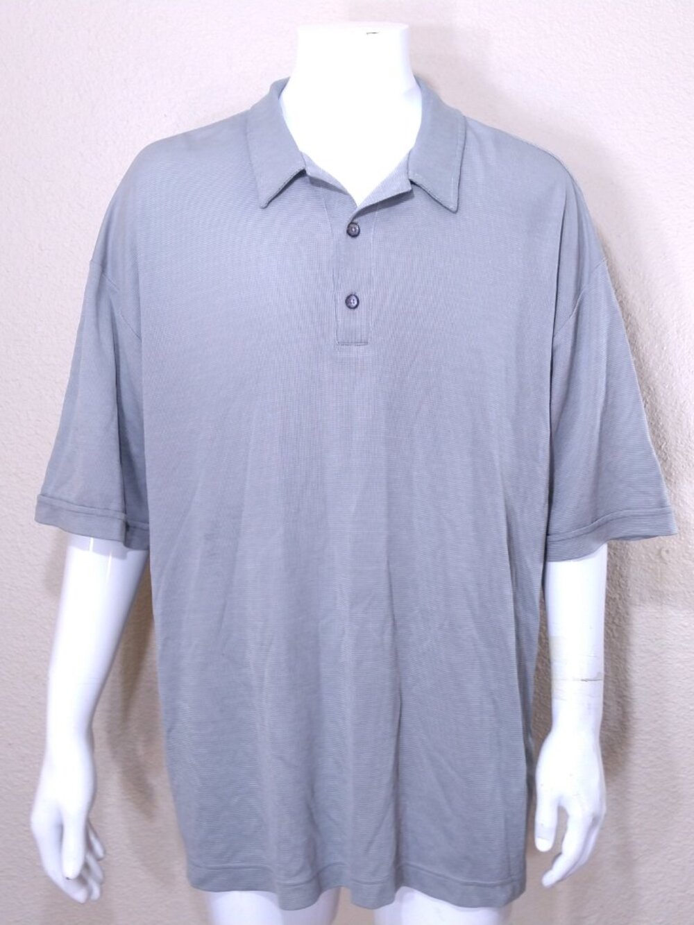 TIGER WOODS Vintage Polo Golf Shirt XXL Yin Yang Logo NIKE GOLF 2XL VTG 90s RARE